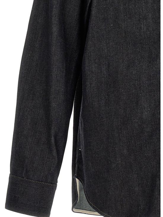  질샌더 셔츠 질 샌더 데님 오버 블루 - JIL SANDER