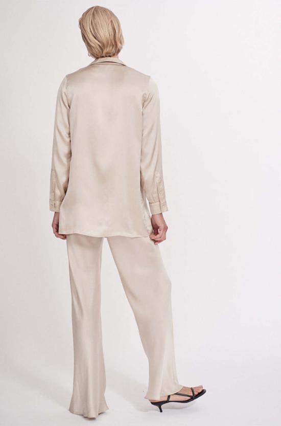  실크 런드리 수트 자켓 릴렉스드 블레이저 헤이즐넛 - SILK LAUNDRY