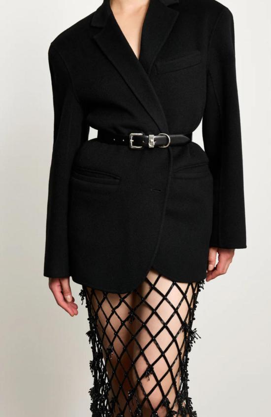  데한체 레귤러 벨트 Déhanche Jolinard  블랙/실버 - DEHANCHE