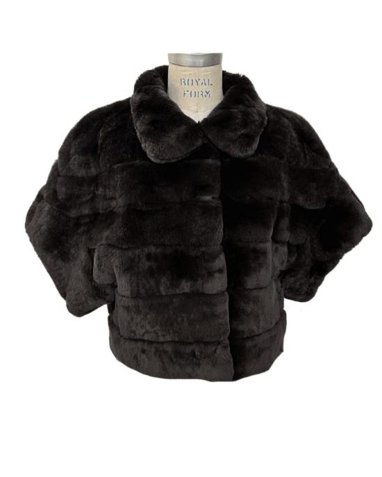  린다 리차즈 코트 렉스 돌먼  블랙