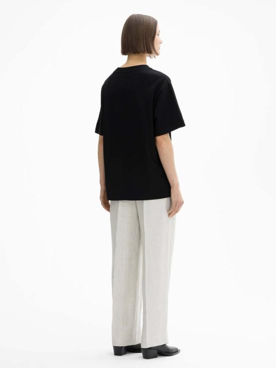  House of Dagmar 반팔 티셔츠 하우스 오브 다그마 오버사이즈 코튼 티셔츠 블랙 - OTHER BRANDS