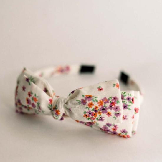  [키즈] Piper&Cloth 헤어 액세서리 키즈 파이퍼앤클로스 쓰리 리틀 보우 헤어밴드 페리윙클 메도우