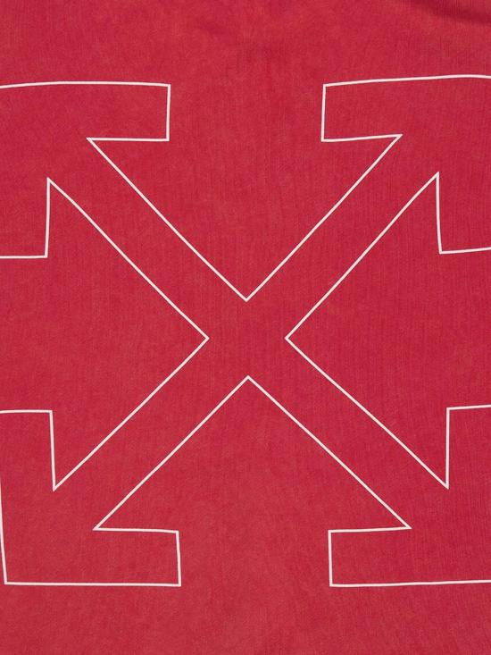  오프화이트 긴팔 티셔츠 코튼 후드티 멀티컬러 - OFF WHITE