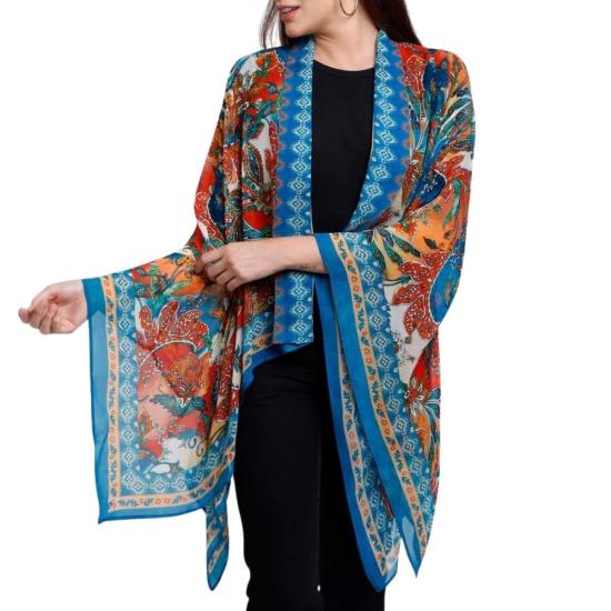  비스마야 가디건 데저트 블룸 기모노 카디건 레드