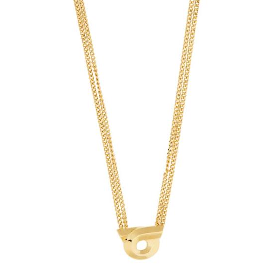  살바토레 페라가모 목걸이/팬던트 페라가모 비쥬 골든 브라스 목걸이 - SALVATORE FERRAGAMO