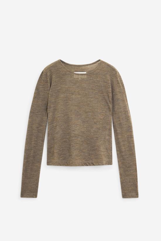  MM6 메종마르지엘라 반팔 티셔츠 Mm6 메종 마르지엘라 탑 그레이