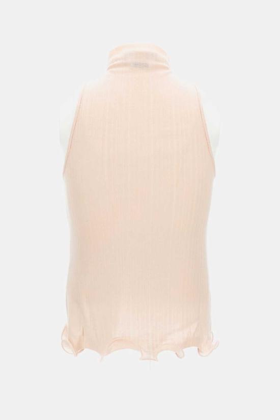  펜디 블라우스 로마 립 탑 페일 로즈 25