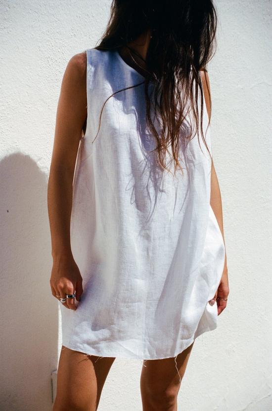  mare perpetua 숏 원피스 마레 페르페투아 시프트 드레스 화이트