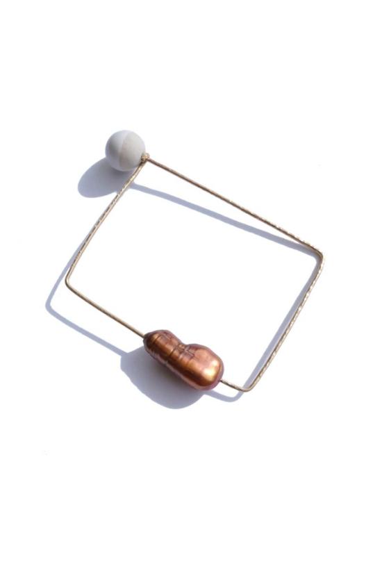  주주메이드 바디 주얼리 바로크 진주 팔찌