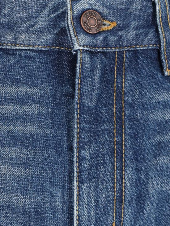  끌로에 데님 팬츠 팔라초 진 블루 - CHLOE