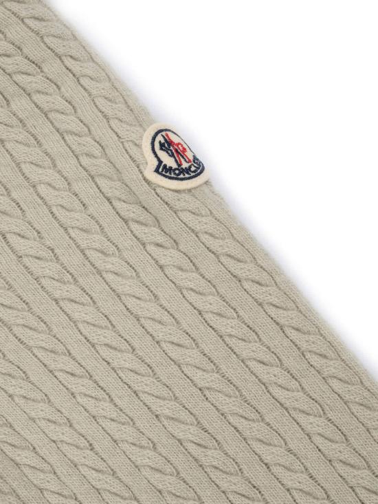  [키즈] 몽클레어 풀오버 아동용 크루넥 스웨터 (녹색) - MONCLER