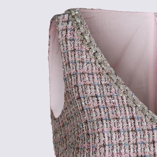  셀프 포트레이트 숏 원피스 미니 드레스 핑크 - SELF PORTRAIT