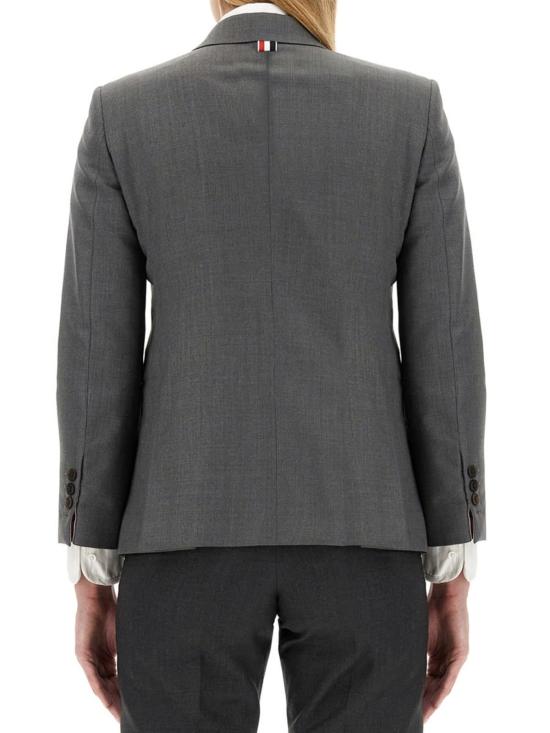  톰브라운 수트 자켓 톰 브라운 클래식 스포츠 코트 그레이 - THOM BROWNE
