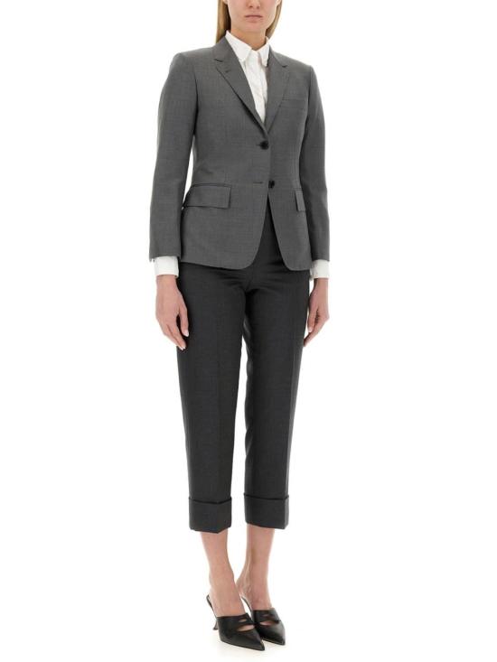  톰브라운 수트 자켓 톰 브라운 클래식 스포츠 코트 그레이 - THOM BROWNE