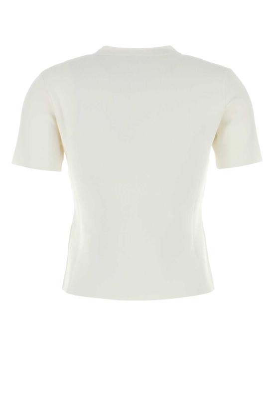  막스마라 반팔 티셔츠 Max Mara Adelio 티셔츠 비앙코 - MAX MARA