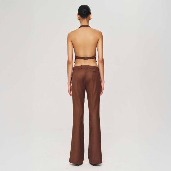  Ronny Kobo 스트레이트 팬츠 로니 코보 트레버 팬트 브라운 - OTHER BRANDS