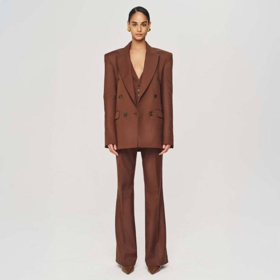  Ronny Kobo 스트레이트 팬츠 로니 코보 트레버 팬트 브라운 - OTHER BRANDS