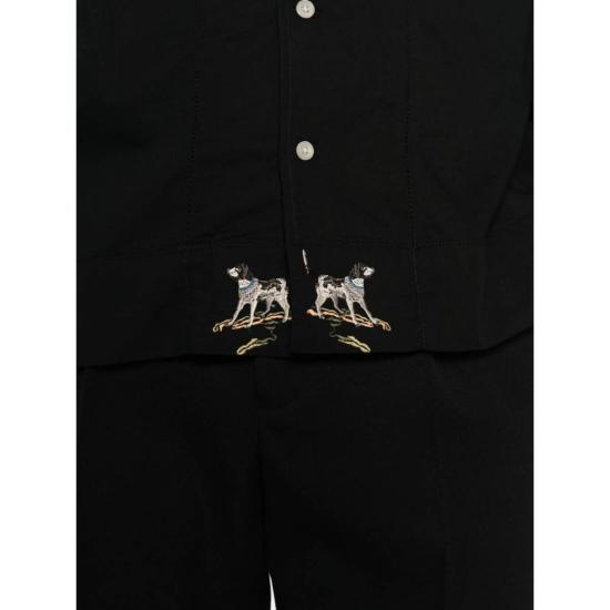  보디 긴팔 셔츠 보드  블랙 - BODE