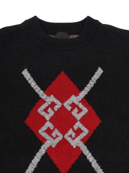  [키즈] 지방시 풀오버 키즈  스웨터 블랙 - GIVENCHY