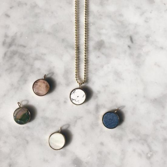  타린 토마스 목걸이/팬던트 에버렛 목걸이 스폰지 산호