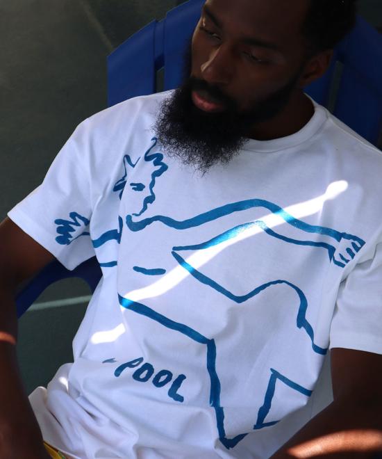  코츠 반팔 티셔츠 스위머 티셔츠 화이트