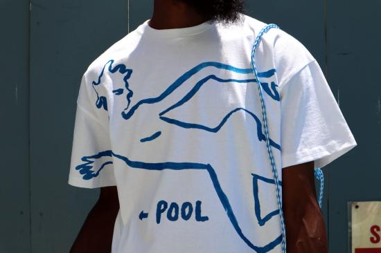  코츠 반팔 티셔츠 스위머 티셔츠 화이트 - COATZ