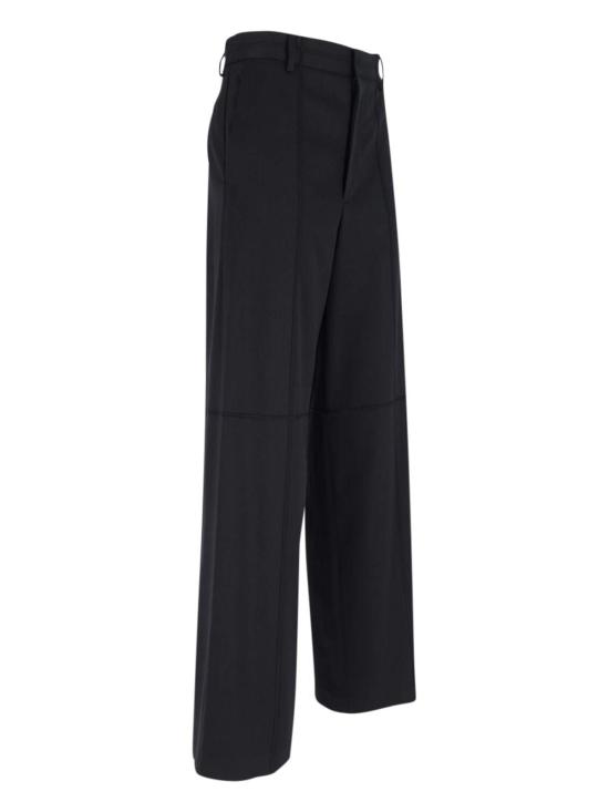  MM6 메종마르지엘라 스트레이트 팬츠 Mm6 메종 마르지엘라 와이드 레그 팬츠 블랙 - MM6 MAISON MARGIELA