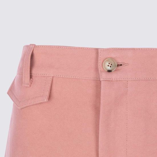  끌로에 스트레이트 팬츠 핑크 코튼  와일드 핑크 - CHLOE