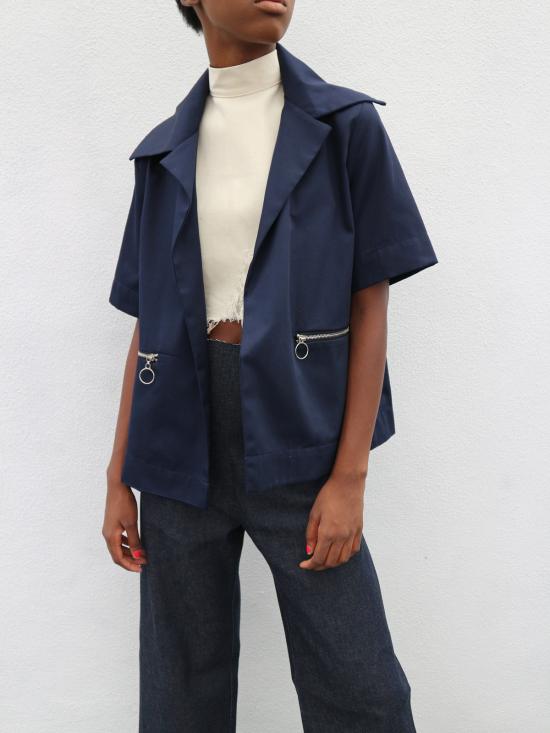  토잇 볼랑 자켓 토이트 볼란트 리 재킷 네이비 - TOIT VOLANT