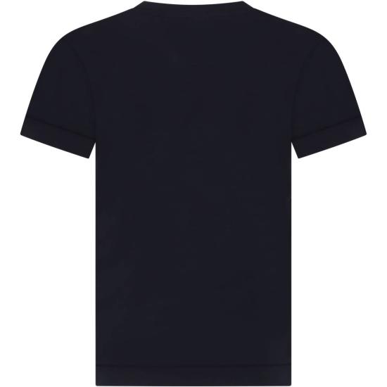  [키즈] 스톤 아일랜드 티셔츠 어린이용  로고 티셔츠 (파란색) - STONE ISLAND