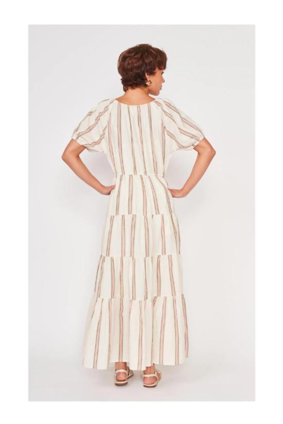  드라 롱 원피스 아야나 드레스 빈티지 아이보리 - DRA