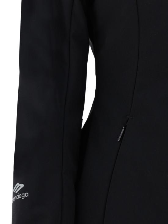  발렌시아가 패딩 스키 아워글래스 3b 스포츠 아이콘 파카 재킷 블랙 - BALENCIAGA