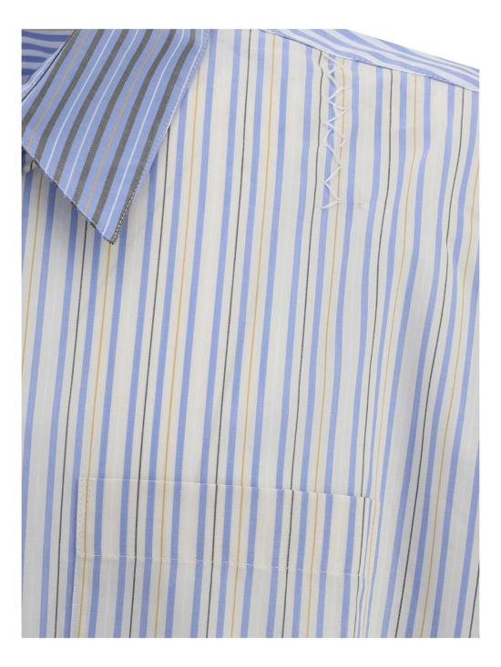  마르니 긴팔 셔츠 오버사이즈 스트라이프 - MARNI