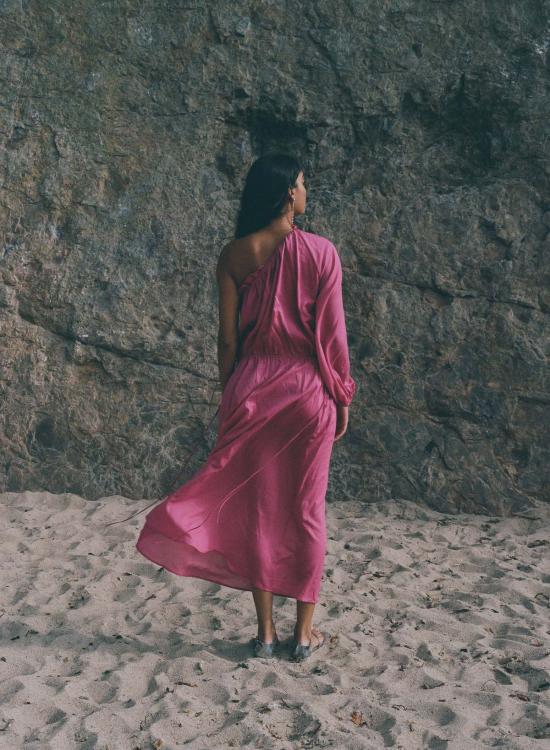  파리 데사이 롱 원피스 솔레이 드레스 페르시안 로즈 - PARI DESAI