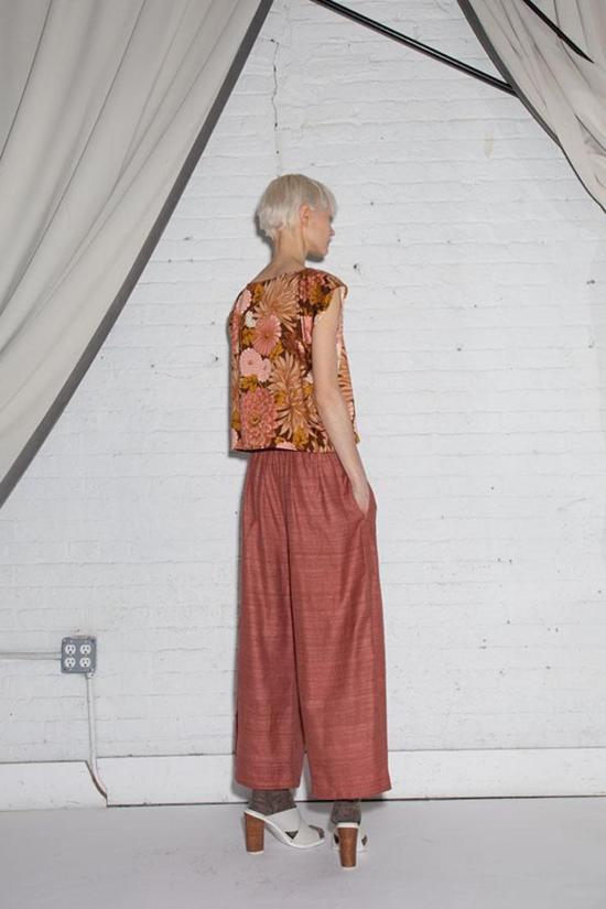  에이치 프레드릭손 블라우스 H. 프레드릭손 플로럴 탑 - H FREDRIKSSON