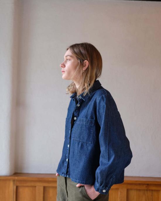  비비코 블라우스 아다 크롭