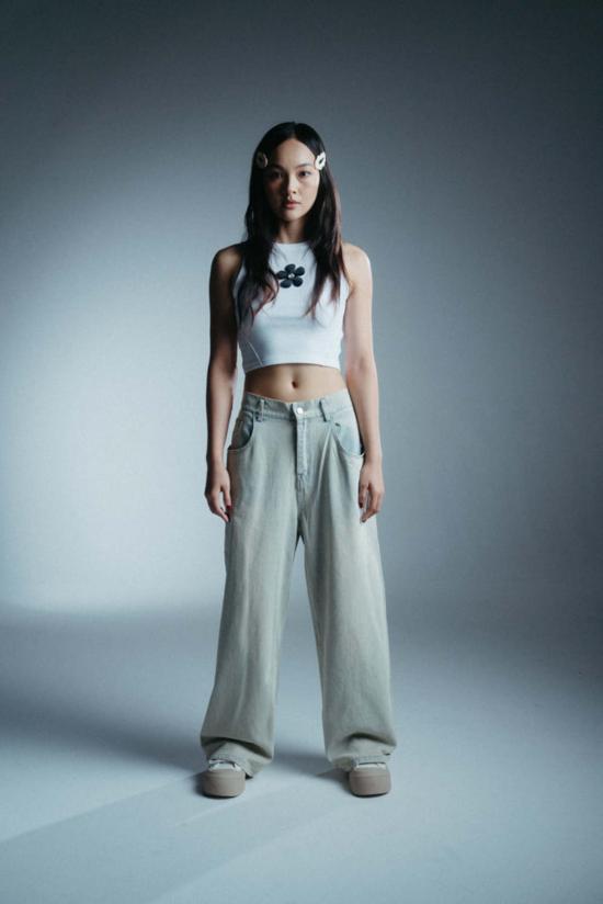  메리 로 민소매 티셔츠 페탈스 크롭 탱크탑 - MARY LO