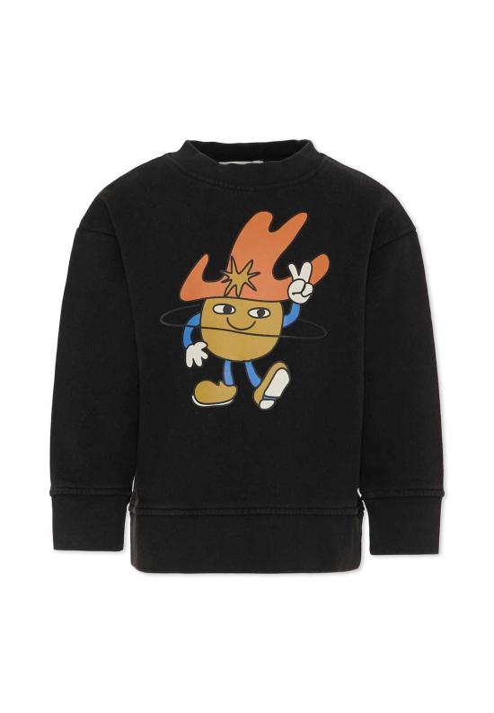  [키즈] 스텔라 맥카트니 풀오버 스텔라 매카트니 아동용 카우보이 블랙 스웨트셔츠