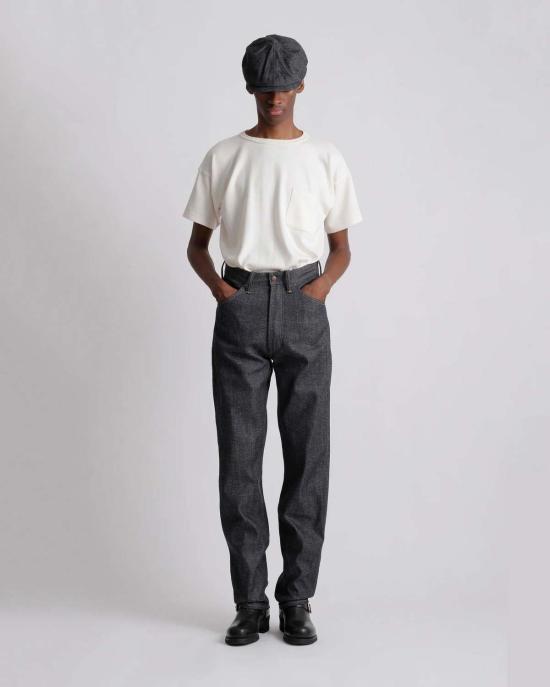  타이가 타카하시 데님 팬츠 타이거 타카하시 로우 인디고 로트 702  로우 인디고 - TAIGA TAKAHASHI