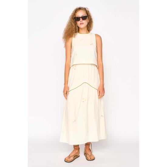  머스 민소매 티셔츠 Mirth Santanyi 탱크 라임 잠다니