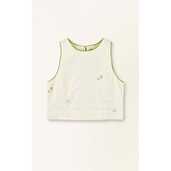  머스 민소매 티셔츠 Mirth Santanyi 탱크 라임 잠다니 - MIRTH