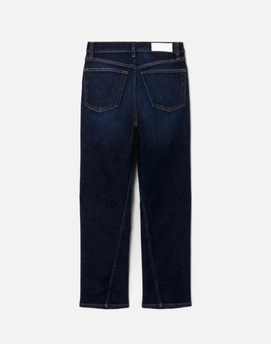  리던 크롭 팬츠 Re/Done Twisted Stove Pipe Jeans 다크 레이디 블루 - RE/DONE