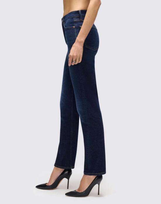  리던 크롭 팬츠 Re/Done Twisted Stove Pipe Jeans 다크 레이디 블루 - RE/DONE