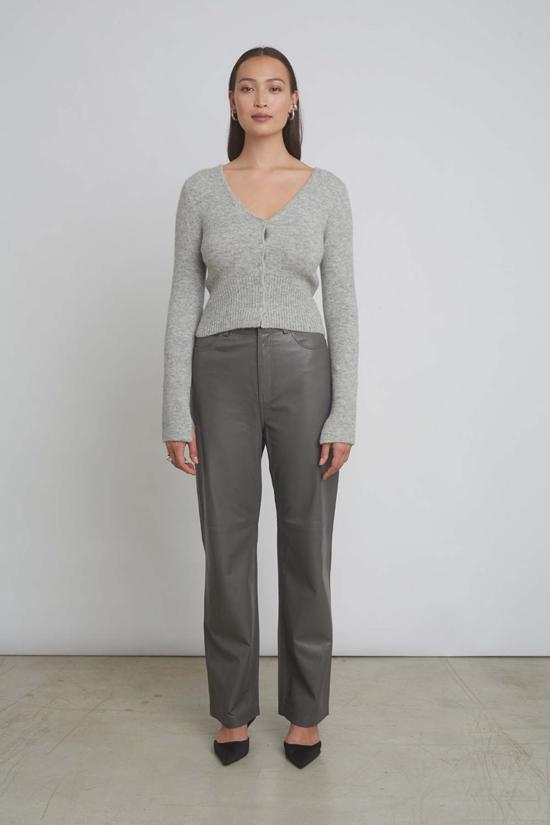  일레븐 식스 가디건 제니 카디 페일 그레이 멜란지 - ELEVEN SIX