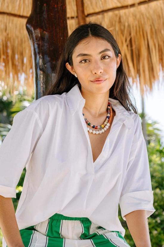  누데이 컬렉션 목걸이/팬던트 눈데이 컬렉션 유리 콘페티 목걸이 - NOONDAY COLLECTION