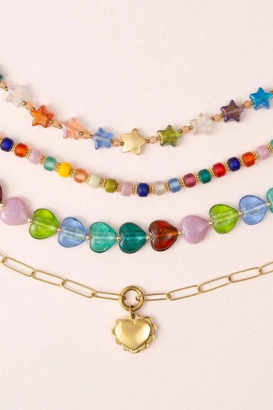  누데이 컬렉션 목걸이/팬던트 눈데이 컬렉션 유리 콘페티 목걸이 - NOONDAY COLLECTION