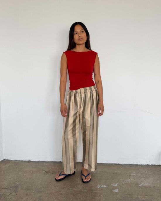  KYE Intimates 블라우스 Kye Intimates 리클라인 Bamboo Bateau 탑 코르뷔지에 - OTHER BRANDS