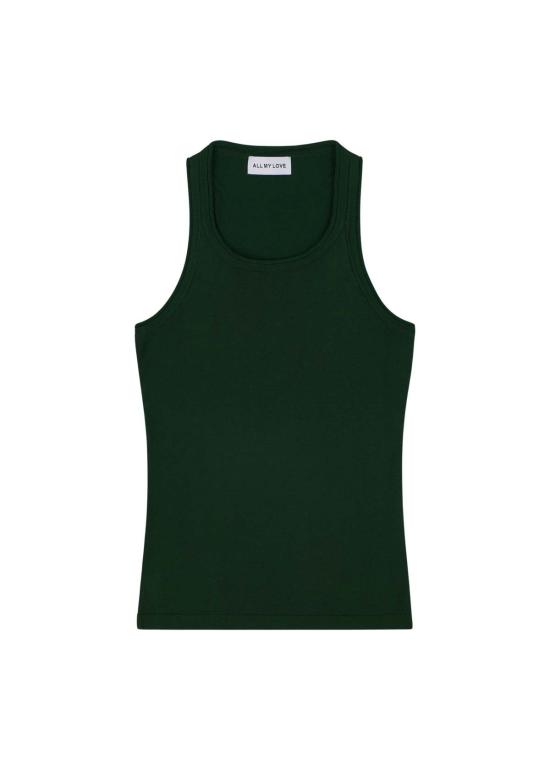  All My Love 민소매 티셔츠 Lindsay Top Pine