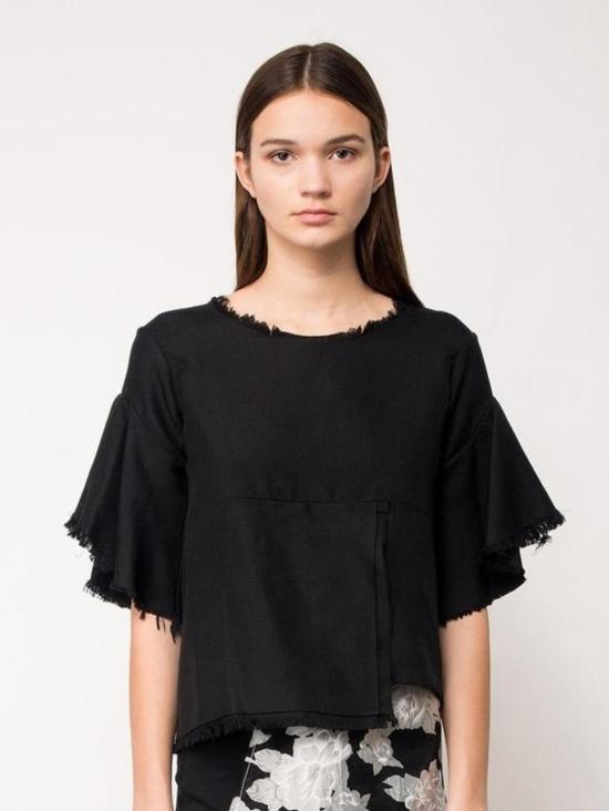 Drifter 블라우스 드리프터 릴리안 탑 블랙