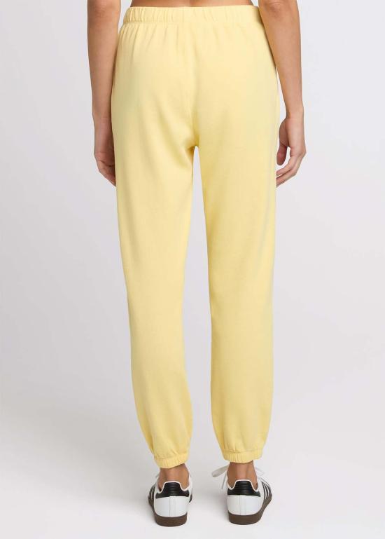  The Standard Stitch 스트레이트 팬츠 스탠다드 스티치 스웨트팬츠 옐로우 - OTHER BRANDS